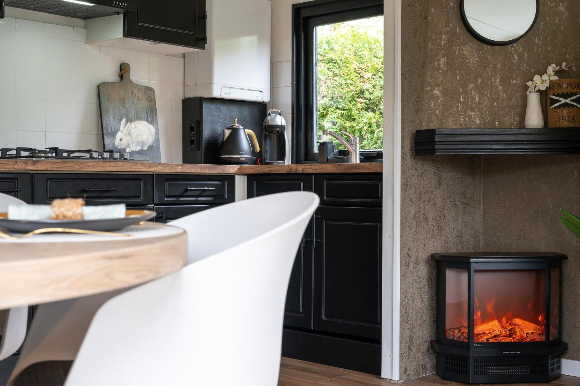 Hotel Chique Chalet Met Zicht Over De Weilanden Op De Veluwe Epe Zewnętrze zdjęcie