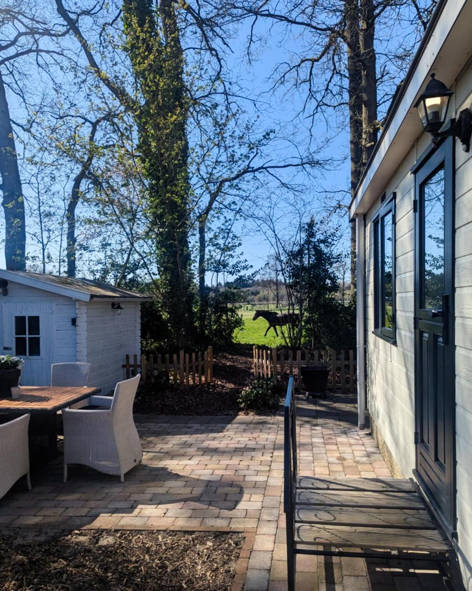 Hotel Chique Chalet Met Zicht Over De Weilanden Op De Veluwe Epe Zewnętrze zdjęcie
